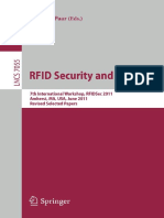 (Lecture Notes in Computer Science 7055) Zheng Gong, Svetla Nikova, Yee Wei Law (auth.), Ari Juels, Christof Paar (eds.) - RFID. Security and Privacy_ 7th International Workshop, RFIDSec 2011, Amherst