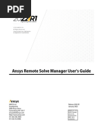 Ansys Remote Solve Manager User's Guide