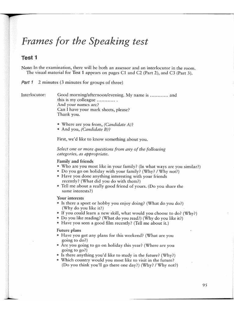 SPEAKING | PDF