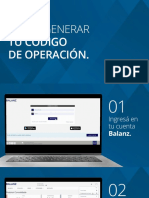 Cómo Generar: Tu Código de Operación