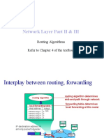 Network Layer Part II & III: Routing Algorithms Refer To Chapter 4 of The Textbook