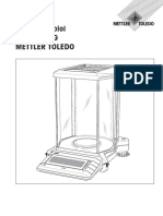 Manuel Utilisation Balance METTLER