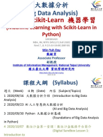 (Big Data Analysis) : Python Scikit-Learn 機器學習