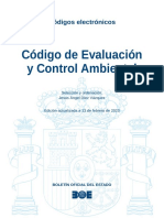 Código de Evaluación y Control Ambiental: Códigos Electrónicos