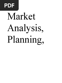 Module 5 - Marketing Analysis, Planning, Implementation and Control