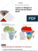 Lecture 4: Religion in Africa and The Global North