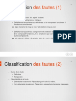 Classification: Des Fautes