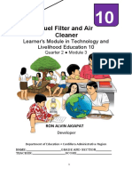 Fuel Filter and Air Cleaner: Learner's Module in Technology and Livelihood Education 10