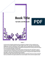 Word 3 Book Format