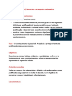 Descartes Quer Demonstrar Como:: Filosofia - Descartes e A Resposta Racionalista O Fundacionalismo Cartesiano