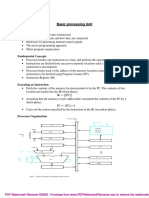 Basic Processing Unit: Chapter Objectives