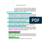 Teoría atómica de Dalton: los átomos como bloques de construcción