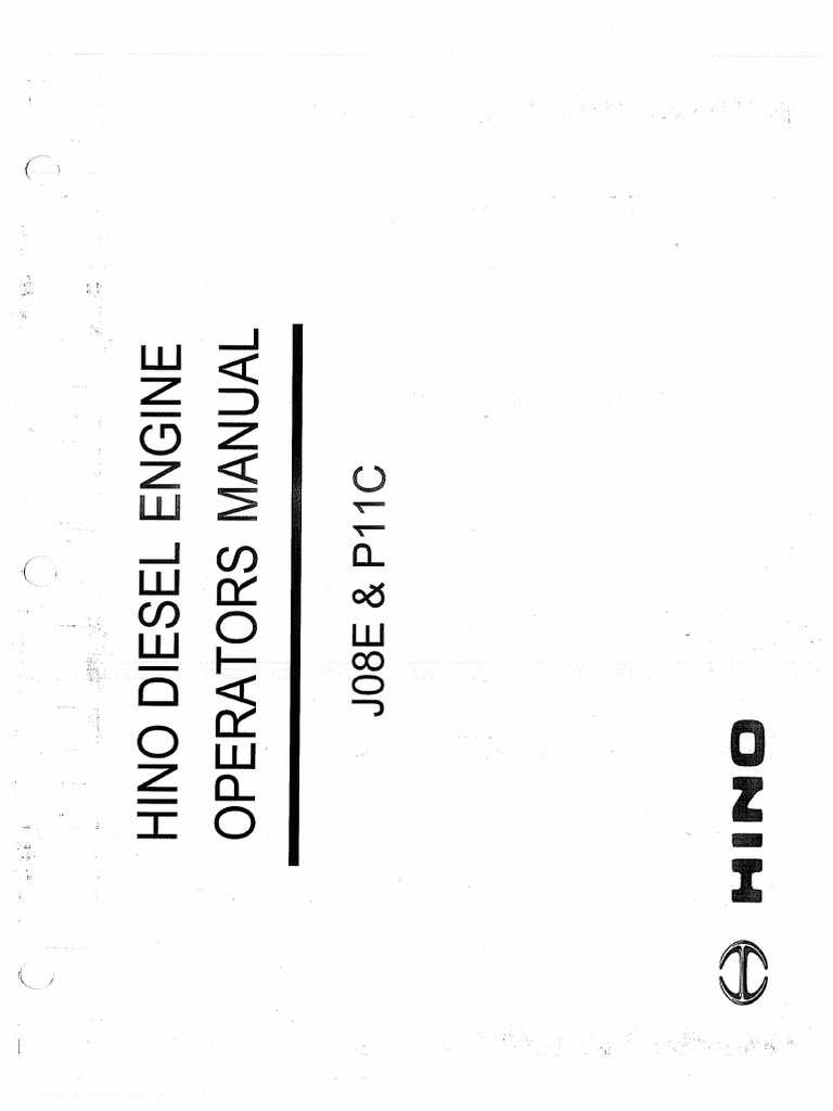 Diesel Engine Operators Manual Part 1 | PDF