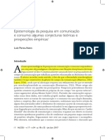 Epistemologia Da Pesquisa em Comunicação e Consumo: Algumas Conjecturas Teóricas e Prospecções Empíricas