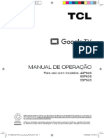 Manual de Operação: para Uso Com Modelos: 43P635 50P635 55P635