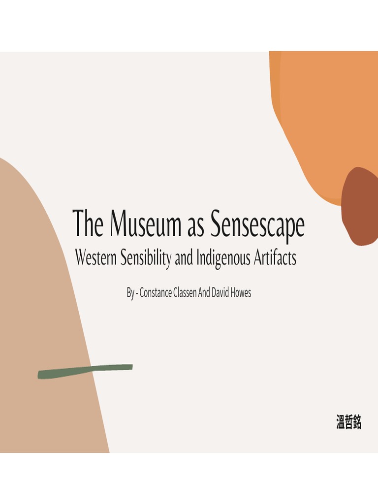 Museum as Sensescape 修改 | PDF