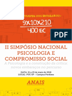 Anais - II Simpósio Nacional Psicologia e Compromisso Social - FINAL