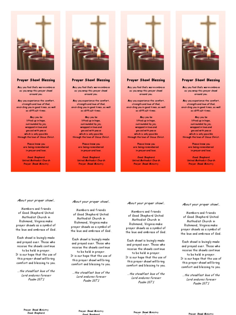 Printable Prayer Shawl Cards Printable Prayer Shawl Cards
