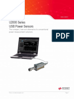 U2000 Series USB Power Sensors: The Compact, Low-Cost Alternative To Conventional Power Measurement Solutions