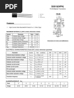 S9018 (NPN) : Features