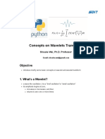 Concepts On Wavelets Transform: Objective