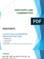 Digestants and Carminatives