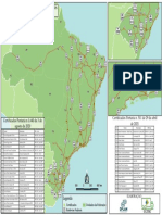 Mapa de Pontos de Parada e Descanso