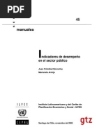 Indicadores deDesempeño en el Sector Público