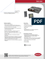 TDEC-500: Electronic Control System