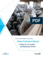 Sheep Production Manual: A Guide For 4-H Leaders and Beginning Farmers