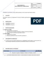 Procedimiento Muestreo de Químicos para Análisis Externos