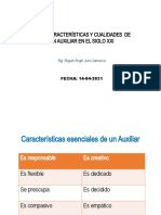 Tema: Características Y Cualidades de Un Auxiliar en El Siglo Xxi