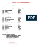 2 Assignment For Midterm - Merchandising Business: (Periodic System)