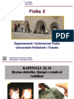 Fizika 2: Departamenti I Inxhinierisë Fizike Universiteti Politeknik I Tiranës