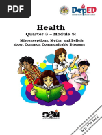 Health8 - q3 - Mod5 - Misconceptions, Myths, and Beliefs About Common Communicable Diseases