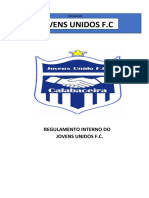 Regulamento interno clube juvenil Jovens Unidos FC