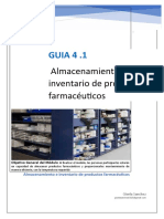 GUIA 4 .1: Almacenamiento e Inventario de Productos Farmacéuticos