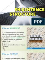 Sentence Structure Final