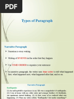 Paragraph Types