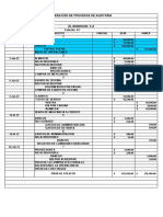 Operación de Procesos de Auditoria: El Bodegon, S.A