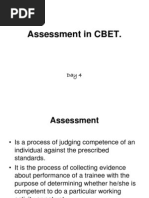 Assessment in CBET