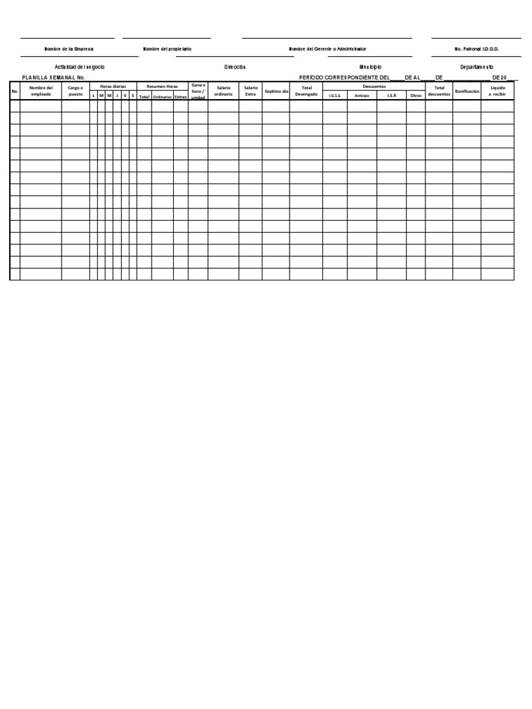 planilla-semanal-pdf