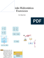 Revisão Hidrostática - Exercícios