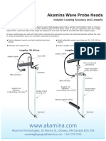 Akamina Wave Probe Heads: Industry Leading Accuracy and Linearity