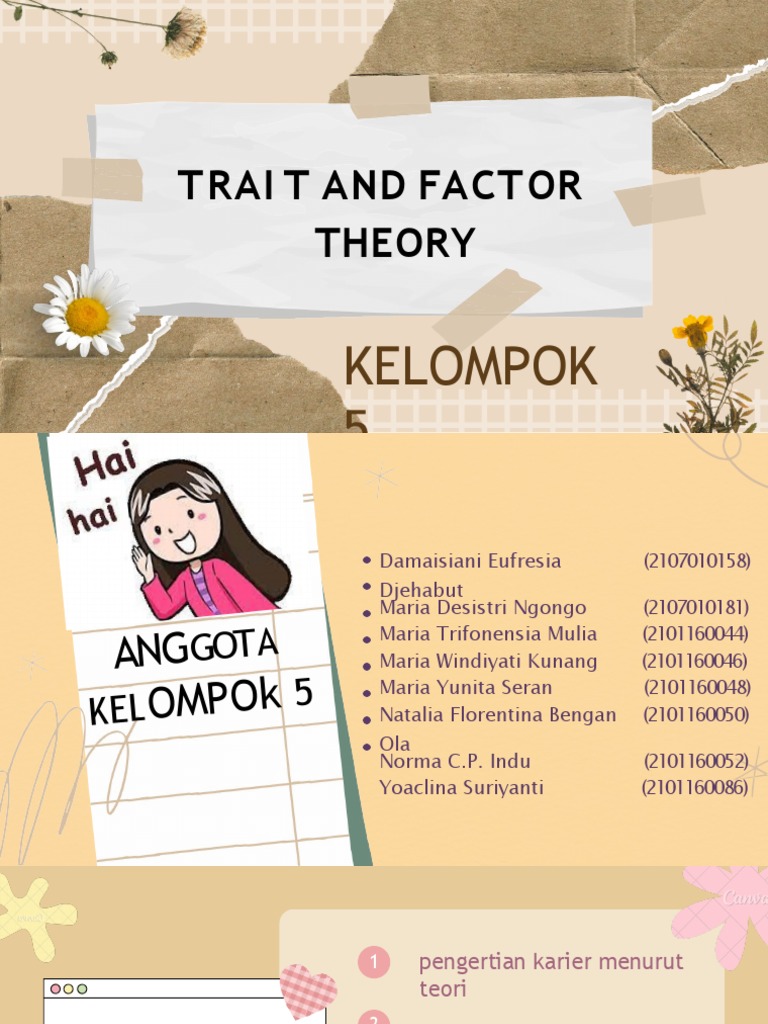 Teori Trait and Factor dalam Karier | PDF