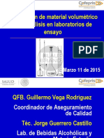 Verificación de Material Volumétrico para Análisis en Laboratorios de Ensayo