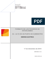 CNMC - E - Formato Fichero A3 2019.12.17