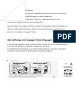 Linguagem Formal e Informal