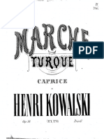 Marche Turque - 12 Caprices en Forme D'études, Op.16 (Kowalski)