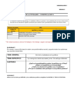 Guía de Actividades - Comunicación 3 Logro:: Número de Grupo: NRC: Código de Alumno Apellidos y Nombres Observación